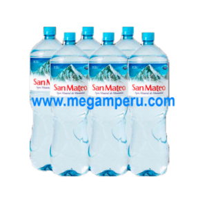 Agua San Mateo sin gas 2.5 lt x 6 botella